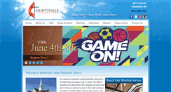 Desktop Screenshot of huntsvilleumc.com